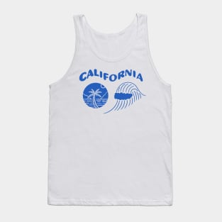 California Coast Retro 70s Beach Tank Top